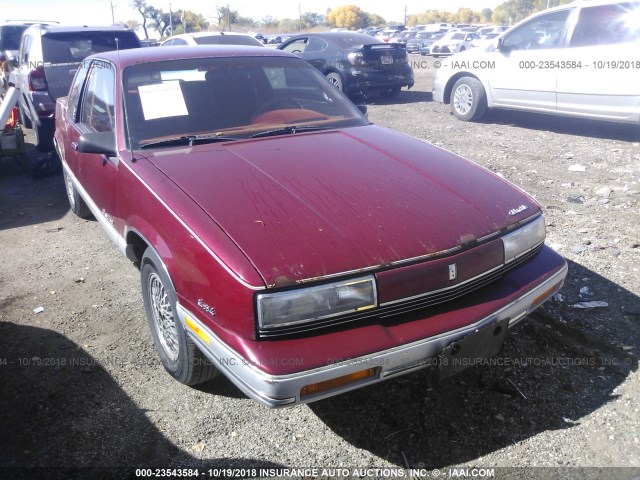 1G3NT14D7KM249665 - 1989 OLDSMOBILE CUTLASS CALAIS SL BURGUNDY photo 6