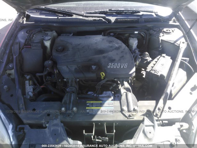 2G1WB58K269437786 - 2006 CHEVROLET IMPALA LS SILVER photo 10