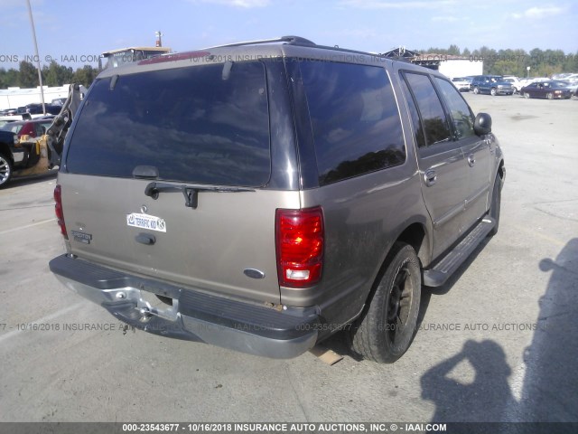 1FMRU15W81LB40291 - 2001 FORD EXPEDITION XLT BEIGE photo 4