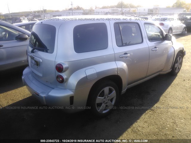 3GNBAADB1AS502346 - 2010 CHEVROLET HHR LS Plata foto 4
