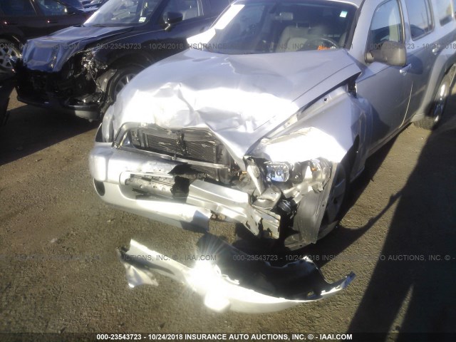 3GNBAADB1AS502346 - 2010 CHEVROLET HHR LS Plata foto 6