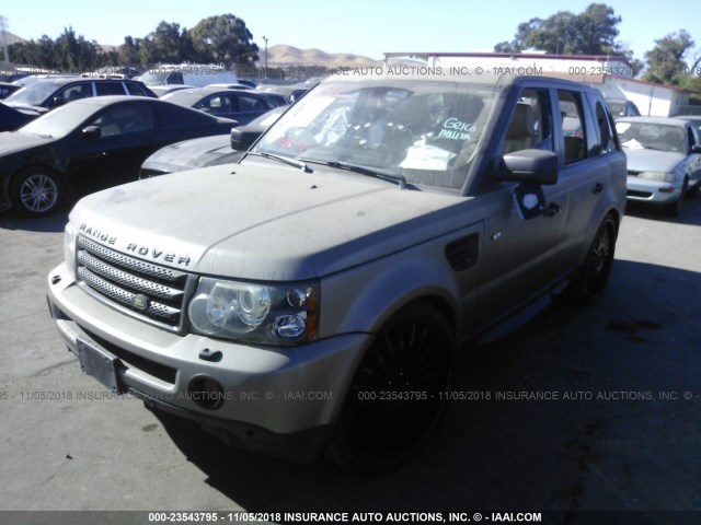 SALSF25416A922657 - 2006 LAND ROVER RANGE ROVER SPORT HSE GRAY photo 2