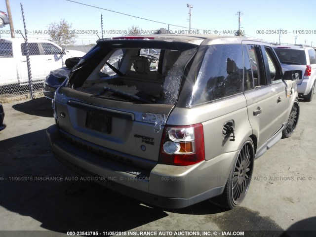 SALSF25416A922657 - 2006 LAND ROVER RANGE ROVER SPORT HSE GRAY photo 4