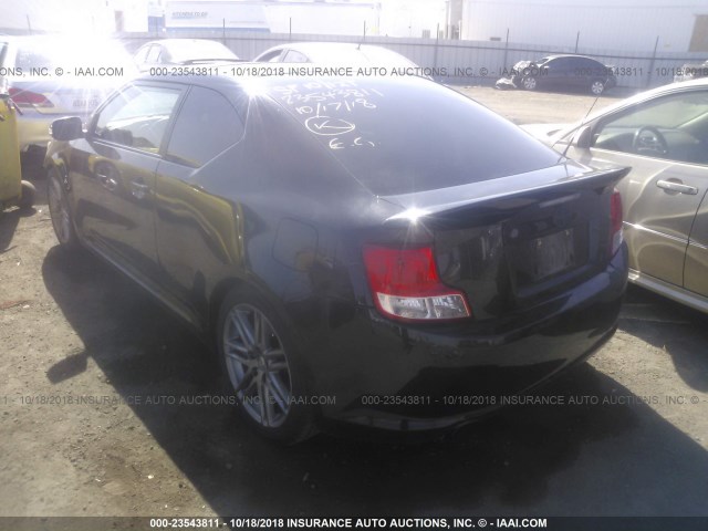 JTKJF5C79D3046044 - 2013 TOYOTA SCION TC 黑色 照片 3