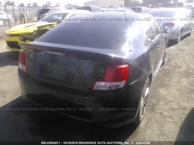 JTKJF5C79D3046044 - 2013 TOYOTA SCION TC 黑色 照片 4