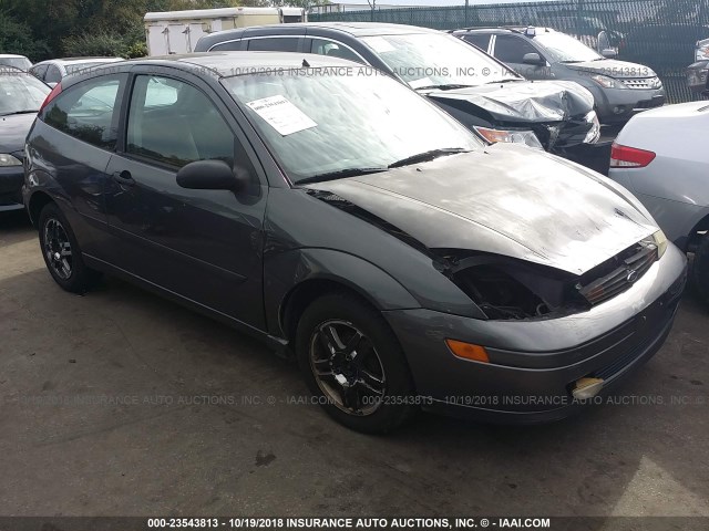 3FAFP31364R116427 - 2004 FORD FOCUS ZX3 GRAY photo 1