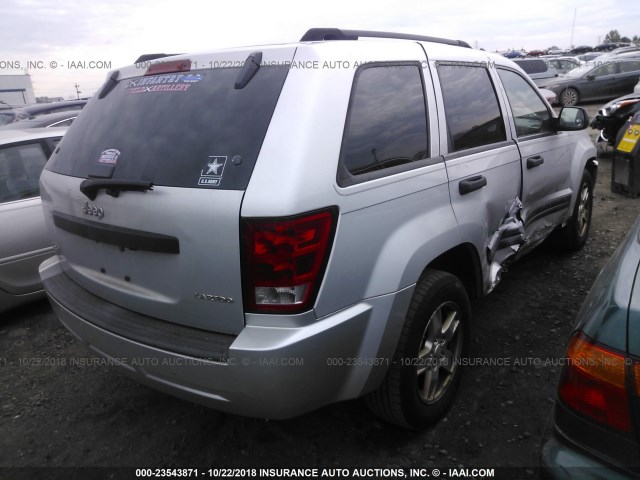 1J4GR48K25C620091 - 2005 JEEP GRAND CHEROKEE LAREDO/COLUMBIA/FREEDOM 银色 照片 4