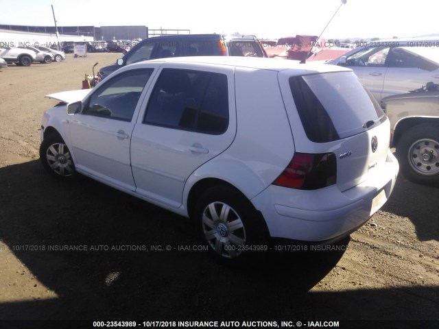 9BWFL61J464007536 - 2006 VOLKSWAGEN GOLF GL WHITE photo 3