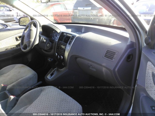 KM8JN12DX5U108634 - 2005 HYUNDAI TUCSON GLS/LX GREEN photo 5