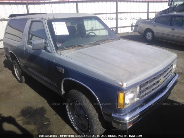 1G8CT18B6F0174769 - 1985 CHEVROLET BLAZER S10 BLUE photo 1