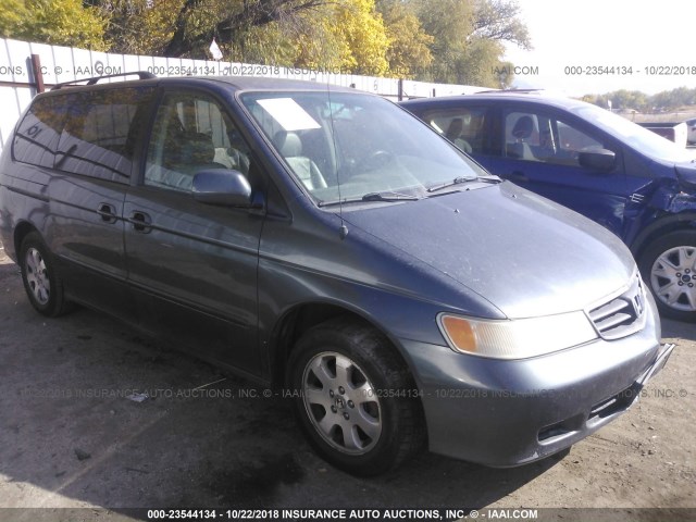 5FNRL18083B107828 - 2003 HONDA ODYSSEY EXL GRAY photo 1