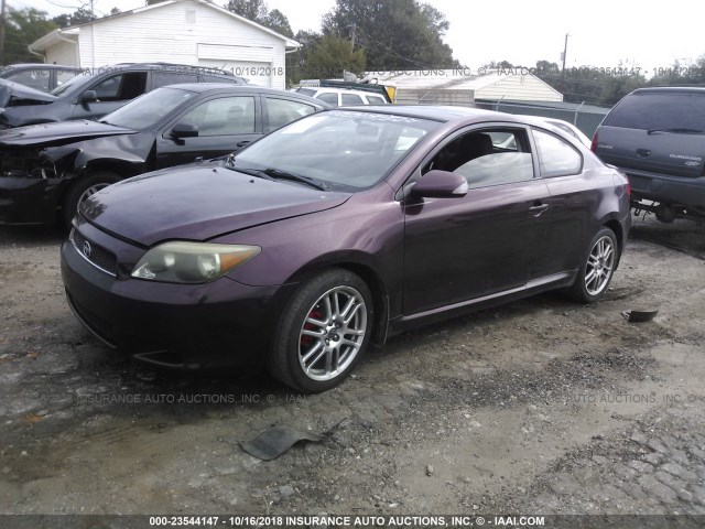 JTKDE177750001772 - 2005 TOYOTA SCION TC 紫色 照片 2