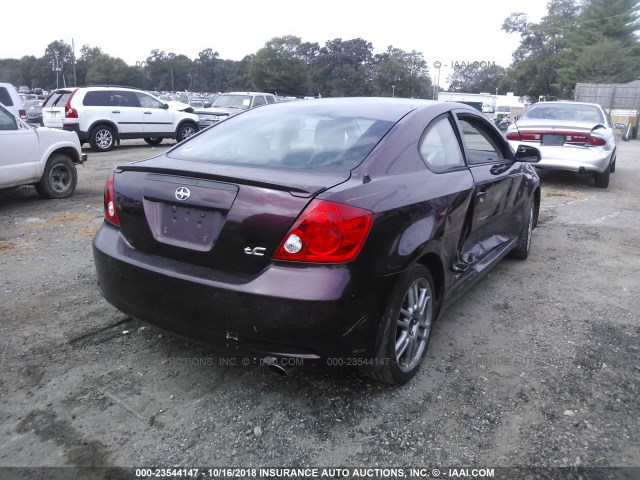 JTKDE177750001772 - 2005 TOYOTA SCION TC 紫色 照片 4