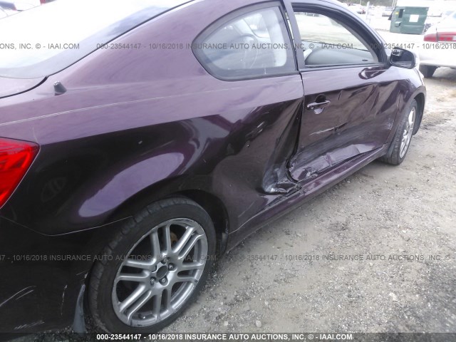 JTKDE177750001772 - 2005 TOYOTA SCION TC 紫色 照片 6