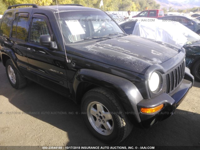 1J4GL58K63W516464 - 2003 JEEP LIBERTY LIMITED BLACK photo 1