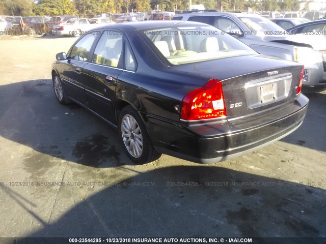 YV1TS91ZX41355194 - 2004 VOLVO S80 T6/ELITE BLACK photo 3