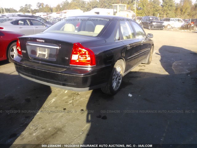 YV1TS91ZX41355194 - 2004 VOLVO S80 T6/ELITE BLACK photo 4