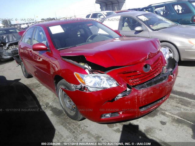 4T1BE46K97U036746 - 2007 TOYOTA CAMRY NEW GENERATION CE/LE/XLE/SE RED photo 1