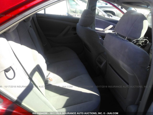 4T1BE46K97U036746 - 2007 TOYOTA CAMRY NEW GENERATION CE/LE/XLE/SE RED photo 8