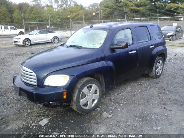 3GNDA13D77S637352 - 2007 CHEVROLET HHR LS Azul foto 2