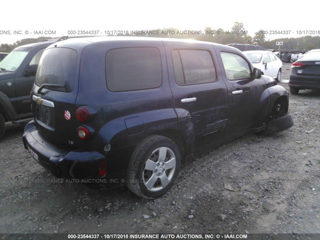 3GNDA13D77S637352 - 2007 CHEVROLET HHR LS Azul foto 4