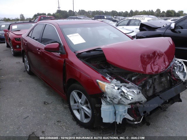 4T1BF1FK0CU637209 - 2012 TOYOTA CAMRY SE/LE/XLE წითელი ფოტო 1
