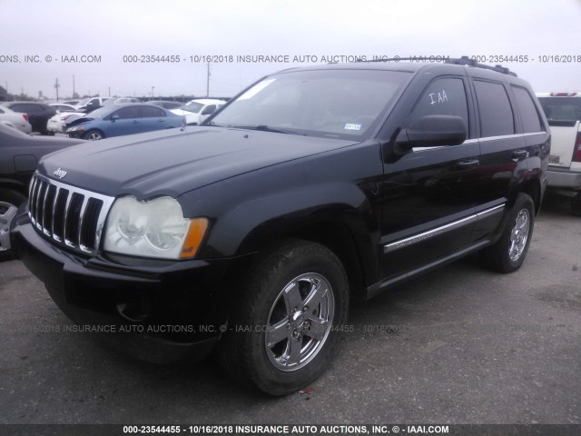 1J8HR58287C697155 - 2007 JEEP GRAND CHEROKEE LIMITED BLACK photo 2