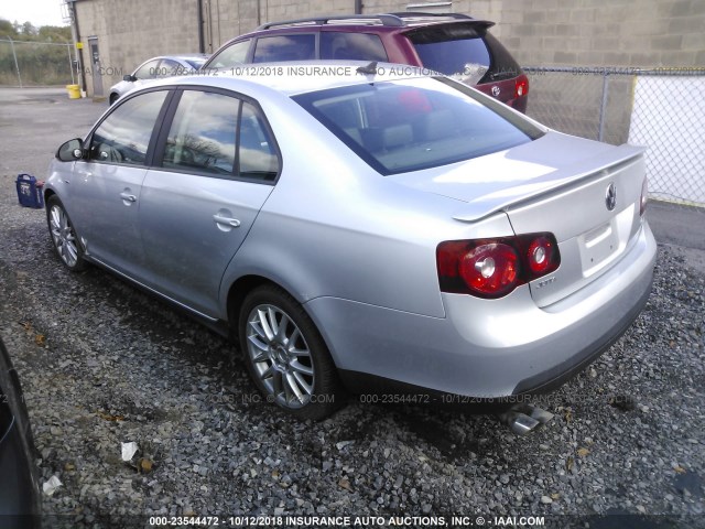 3VWRA71K38M195384 - 2008 VOLKSWAGEN JETTA WOLFSBURG 银色 照片 3