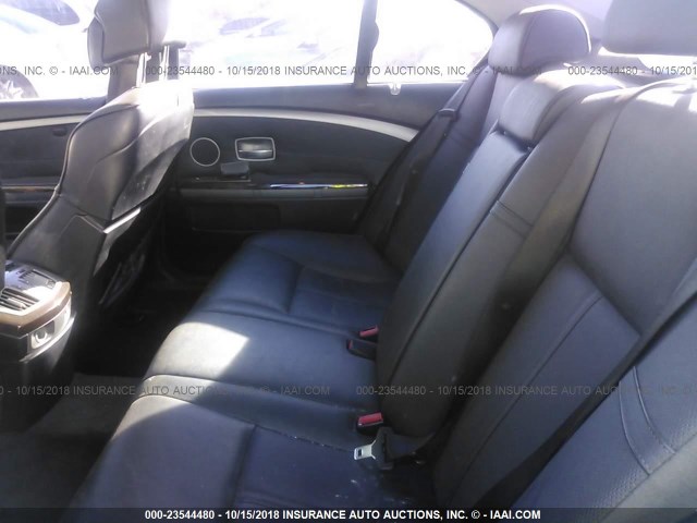 WBAHL83598DT11489 - 2008 BMW 750 I SILVER photo 8