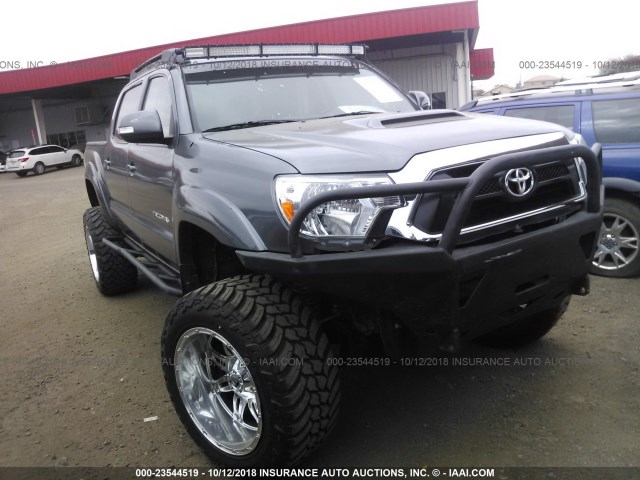 3TMLU4EN9FM174619 - 2015 TOYOTA TACOMA DOUBLE CAB/TRD PRO GRAY photo 1