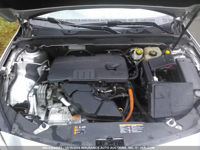 1G11D5RR3DF102427 - 2013 CHEVROLET MALIBU 1LT SILVER photo 10