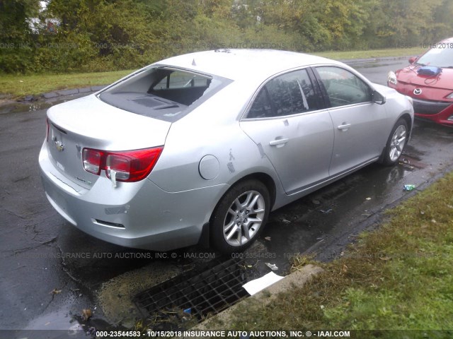1G11D5RR3DF102427 - 2013 CHEVROLET MALIBU 1LT SILVER photo 4