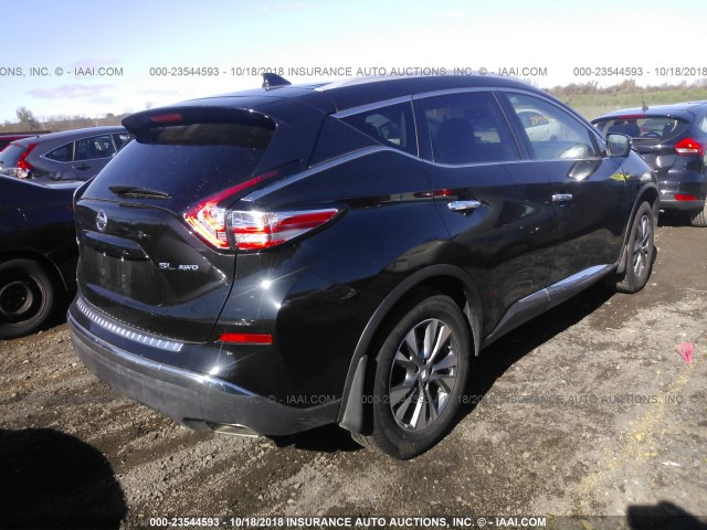 5N1AZ2MH0JN147943 - 2018 NISSAN MURANO S/SL/SV/PLATINUM BLACK photo 4