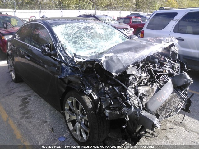 2G4GV5GV0D9144802 - 2013 BUICK REGAL GS BLACK photo 1