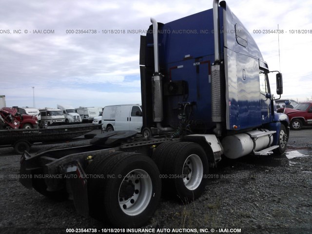 1FUJBBAV26PX14290 - 2006 FREIGHTLINER CONVENTIONAL ST120 BLUE photo 4
