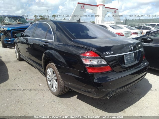 WDDNG71X77A099027 - 2007 MERCEDES-BENZ S BLACK photo 3