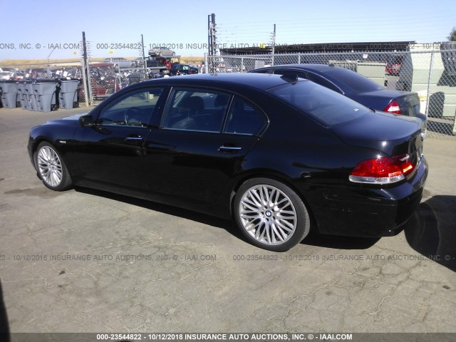 WBAHN83507DT72531 - 2007 BMW 750 BLACK photo 3