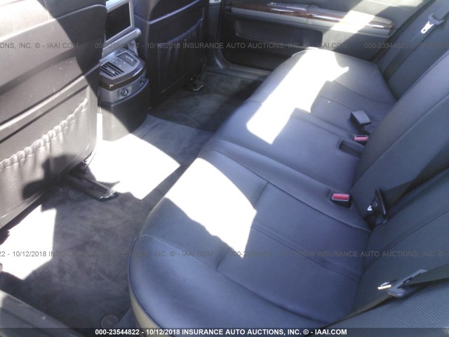 WBAHN83507DT72531 - 2007 BMW 750 BLACK photo 8