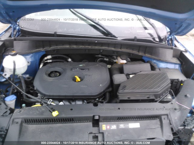 KM8J3CA49JU650238 - 2018 HYUNDAI TUCSON BLUE photo 10