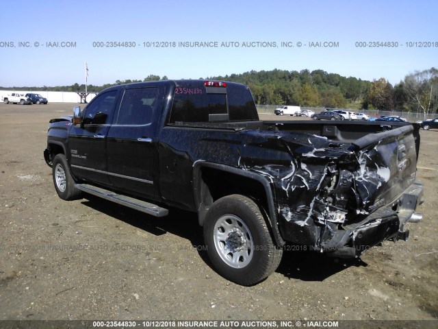 1GT12UEG2GF228648 - 2016 GMC SIERRA K2500 DENALI BLACK photo 3