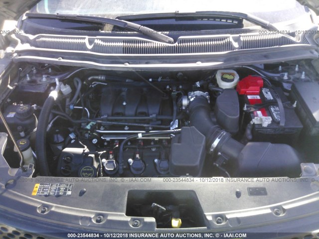 1FM5K8ARXEGC15312 - 2014 FORD EXPLORER POLICE INTERCEPTOR BLACK photo 10