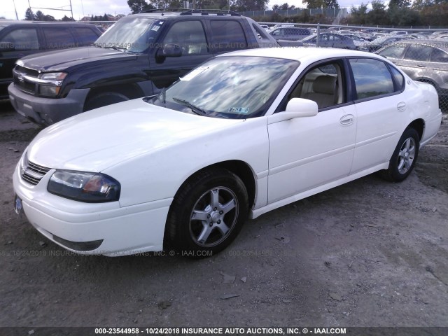 2G1WH55K259261517 - 2005 CHEVROLET IMPALA LS WHITE photo 2