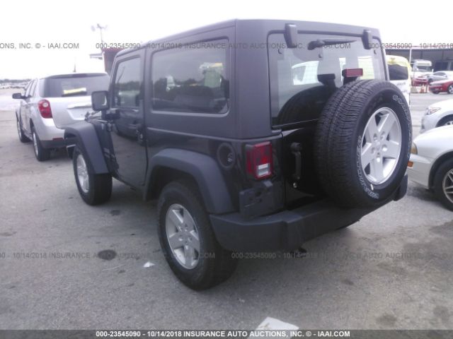 1C4GJWAG2JL921677 - 2018 JEEP WRANGLER SPORT 黑色 照片 3