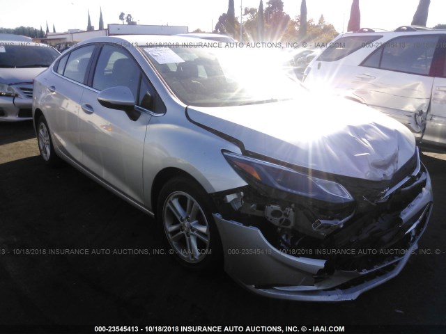 1G1BE5SM0G7265812 - 2016 CHEVROLET CRUZE LT SILVER photo 1