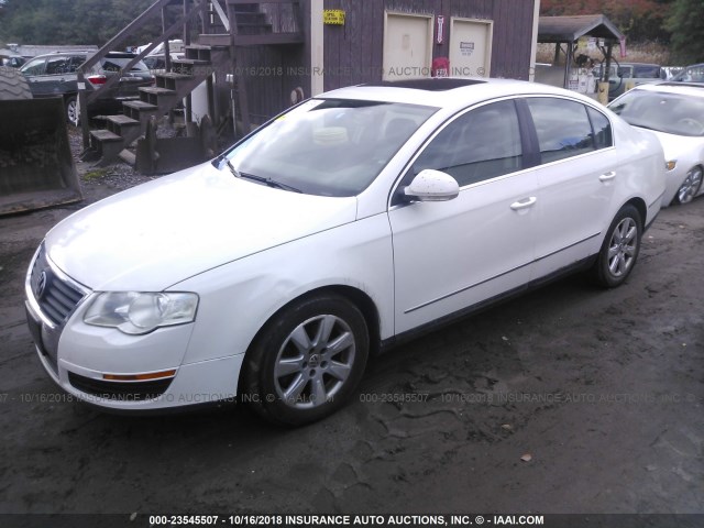 WVWAK73C26P091401 - 2006 VOLKSWAGEN PASSAT 2.0T/2.0T VALUE WHITE photo 2