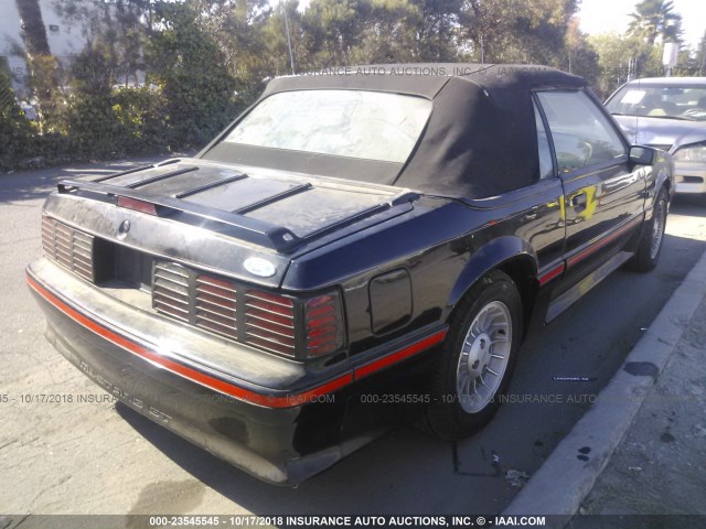 1FABP45E8KF117119 - 1989 FORD MUSTANG GT/COBRA GT BLACK photo 4