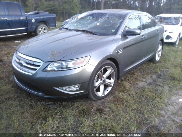 1FAHP2KT6CG137656 - 2012 FORD TAURUS SHO GRAY photo 2