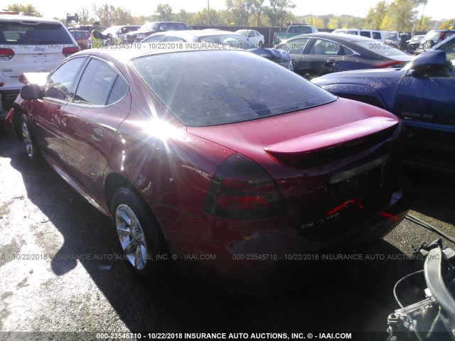 2G2WP552971169580 - 2007 PONTIAC GRAND PRIX Қызыл фото 3