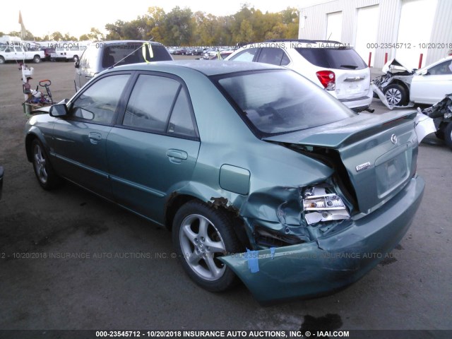 JM1BJ226210445313 - 2001 MAZDA PROTEGE LX/ES GREEN photo 3