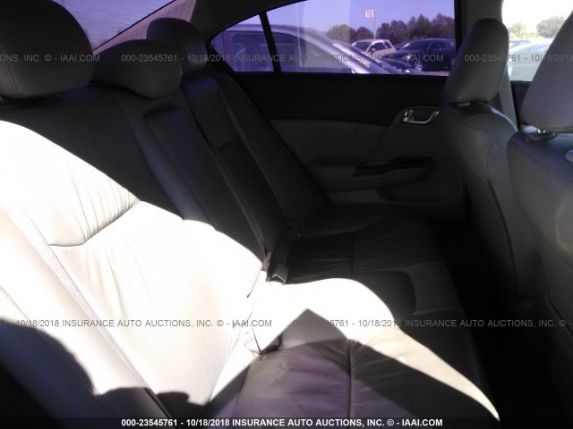 2HGFB2F96CH596108 - 2012 HONDA CIVIC EXL GRAY photo 8